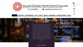 What Italian-connection.co.uk website looked like in 2019 (4 years ago)