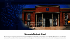 What Iconicschool.com website looked like in 2019 (4 years ago)