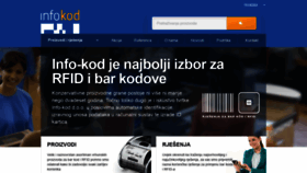 What Info-kod.hr website looked like in 2019 (4 years ago)
