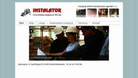What Instalator-bis.pl website looked like in 2019 (4 years ago)