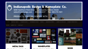 What Indybadge.com website looked like in 2019 (4 years ago)