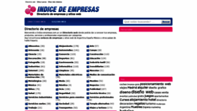 What Indice-empresas.com.ar website looked like in 2019 (4 years ago)