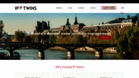 What Iptwins.com website looked like in 2019 (4 years ago)