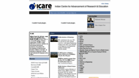 What Icare-haldia.org website looked like in 2019 (4 years ago)