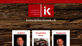 What Immobilienkiosk.ch website looked like in 2019 (4 years ago)