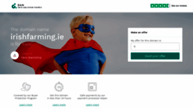 What Irishfarming.ie website looked like in 2019 (4 years ago)