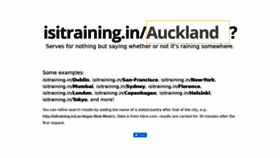 What Isitraining.in website looked like in 2019 (4 years ago)