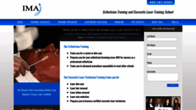 What Imajschool.org website looked like in 2019 (4 years ago)