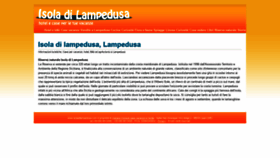 What Isoladilampedusa.com website looked like in 2019 (4 years ago)
