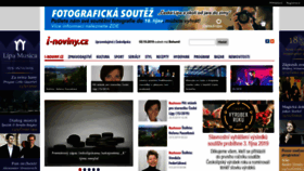 What I-noviny.cz website looked like in 2019 (4 years ago)