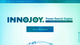 What Innojoy.com website looked like in 2019 (4 years ago)