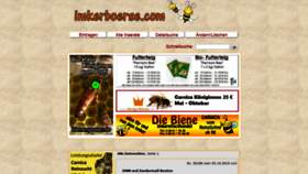 What Imker-boerse.de website looked like in 2019 (4 years ago)