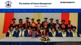 What Ifm.ac.tz website looked like in 2019 (6 years ago)