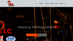 What Industrytraining.co.za website looked like in 2019 (4 years ago)