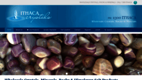 What Ithacacrystals.com.au website looked like in 2019 (4 years ago)