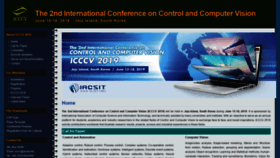 What Icccv.org website looked like in 2019 (4 years ago)