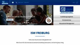 What Isw-freiburg.de website looked like in 2019 (4 years ago)