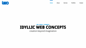 What Idyllicwebconcepts.com website looked like in 2019 (4 years ago)