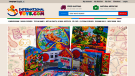 What Internationaltoys.com website looked like in 2019 (4 years ago)