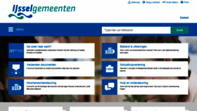 What Ijsselgemeenten.nl website looked like in 2019 (4 years ago)