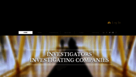 What Investigatingcompanies.com website looked like in 2019 (4 years ago)