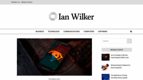What Ianwilker.com website looked like in 2019 (4 years ago)