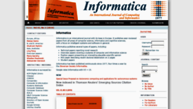 What Informatica.si website looked like in 2019 (4 years ago)