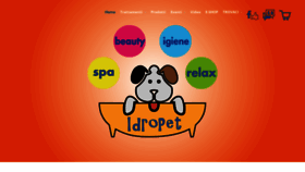 What Idropet.it website looked like in 2019 (4 years ago)