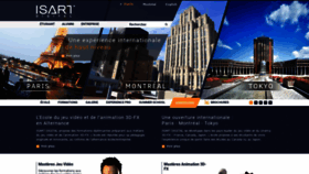 What Isartdigital.fr website looked like in 2019 (4 years ago)
