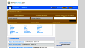 What Indexempleo.com website looked like in 2019 (4 years ago)
