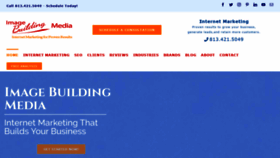 What Imagebuildingmedia.com website looked like in 2019 (4 years ago)