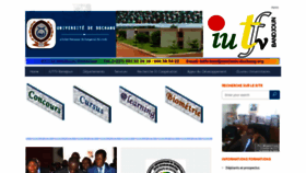 What Iutfv.univ-dschang.org website looked like in 2019 (4 years ago)
