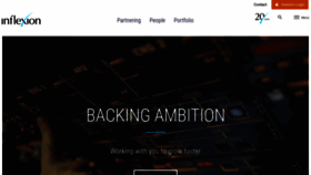 What Inflexion.com website looked like in 2019 (4 years ago)