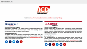 What Icdpublications.com website looked like in 2019 (4 years ago)