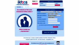 What Iktoos.fr website looked like in 2019 (4 years ago)