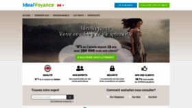 What Idealvoyance.ca website looked like in 2019 (4 years ago)