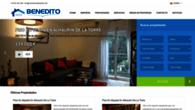 What Inmobiliariabenedito.com website looked like in 2019 (4 years ago)