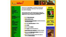 What Ireaditalian.com website looked like in 2019 (4 years ago)