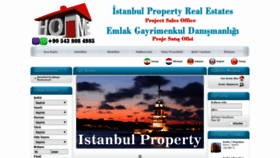 What Istanbulproperty.com website looked like in 2019 (4 years ago)