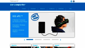 What Icecomputer.us website looked like in 2019 (4 years ago)