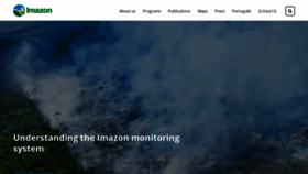 What Imazon.org.br website looked like in 2019 (4 years ago)