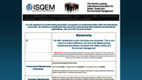 What Isqem.com website looked like in 2019 (4 years ago)
