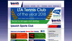 What Ipswichsportsclub.co.uk website looked like in 2019 (4 years ago)