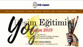What Ituvakif.org.tr website looked like in 2019 (4 years ago)