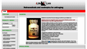 What Ilifelink.com website looked like in 2019 (4 years ago)