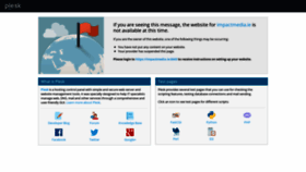What Impactmedia.ie website looked like in 2019 (4 years ago)