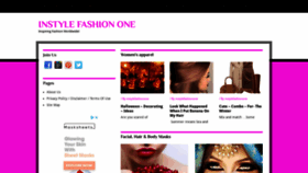 What Instylefashionone.com website looked like in 2019 (4 years ago)