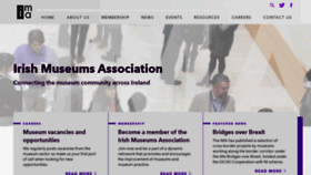 What Irishmuseums.org website looked like in 2019 (4 years ago)
