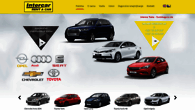 What Intercar.ba website looked like in 2019 (4 years ago)