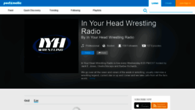 What Inyourheadwrestling.podomatic.com website looked like in 2019 (4 years ago)